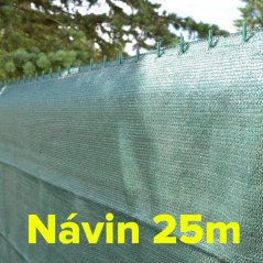 Plasă de umbrire verde 1,5x25 m HDPE 230g/90% GARDENKUS KLC