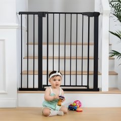 Bezpečnostná zábrana 74-105 cm čierna