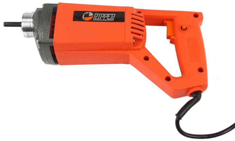 Betonrüttler 1.250 W, Klemmung mit Mutter, 4.500 U/min, Schlauch 2 m, Durchmesser 35 mm,