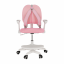 Krzesło rosnące z podstawą i szelkami, różowo-białe, ANAIS