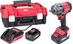 Set Worcraft XCUBE006 ShareSYS Toolbox, uťahovák 850 Nm, 2x 4.0 Ah akumulátor, 1x nabíjačka