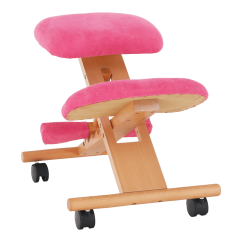 Ergonomischer Kniestuhl, rosa/buche, GROCO