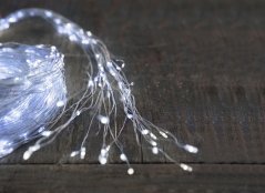 Kette MagicHome Christmas Twisted Stars 360S, 230V, IP44, kaltweiß, außen, Beleuchtung, L-3 m