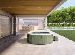 Inflatable SPA hot tub with hydromassage for 6 people 216x71 cm premium accessories, INTEX 28428NP (akce)