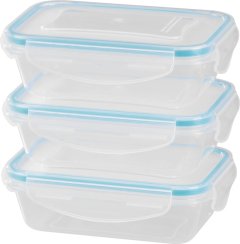 Zestaw śniadaniowy MagicHome YH375, prostokątny, zestaw 3 szt., 400 ml, 162x111x51 mm