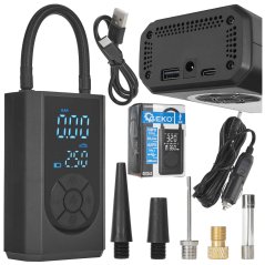 Kompresor samochodowy/rowerowy 4000mAh, 84W, 10 bar, GEKO