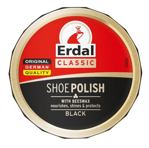 Krém Erdal, na obuv, černý, 55 ml