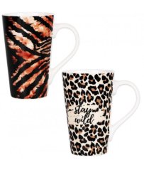 Kubek porcelanowy 400ml ANIMAL, mix