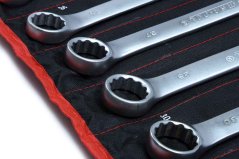 25-teiliger Steckschlüsselsatz, 6-32 mm, aus Segeltuch, MAR-POL