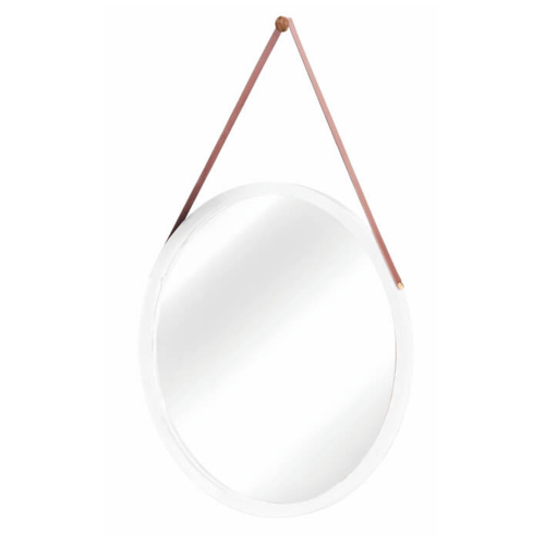 Zrcadlo, bambus bílá, LEMI 1
