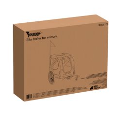 Purlov Tier-Fahrradanhänger 25373