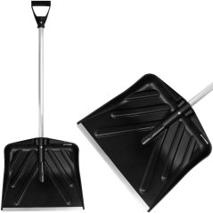 ANSNOW P9 Schaber, 435x390 mm, Schneeschaufel, Kunststoff, Schaber, ALU-Griff, Farbmischung, MONTIERT