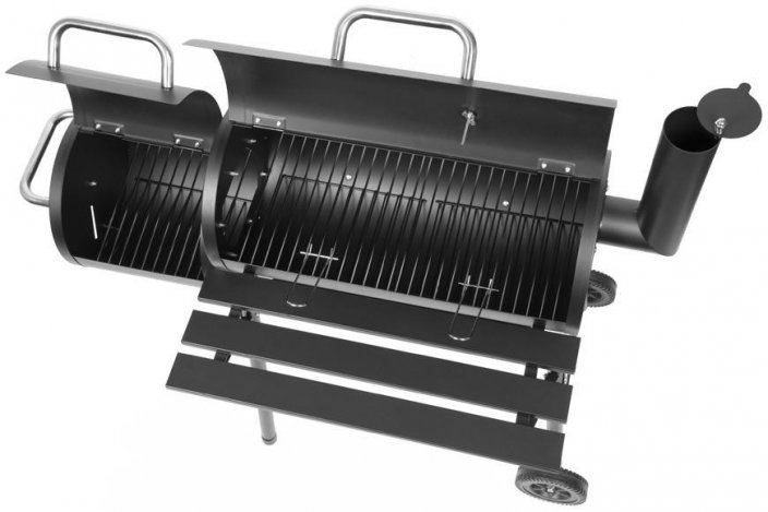 Gril Strend Pro Porter, BBQ, na dřevěné uhlí, 2v1 - grilování a uzení, 1100x650x1150 mm