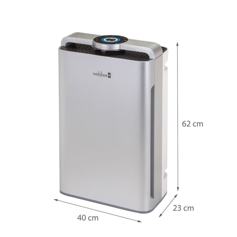 WEBBER AP9700 WI-FI légtisztító ezüst színben