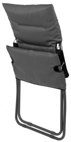 Židle Strend Pro, skládací, šedá, 60x60x90 cm