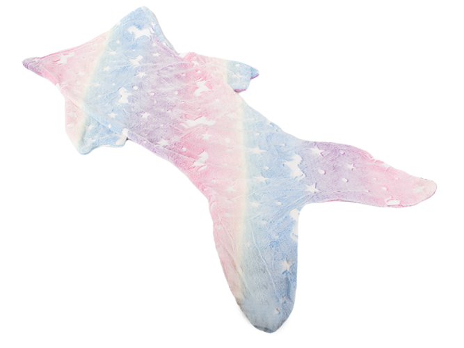 Morská panna chvost deka prikrývka spací vak teplý svetelný pre dievčatá mäkký kôň