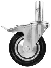 Roată pentru schele cu frână, 160 mm, capacitate de încărcare 125 kg, GEKO