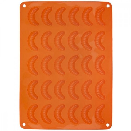 Forma ROŽOK silikón 30ks, oranžová
