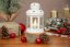 Lucerna MagicHome Vánoce, bílá, s LED svíčkou, 10x15/20 cm
