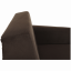 Fotel w całości tapicerowany, tkanina czekoladowa, AMEDIA