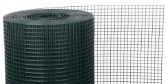 Netz GARTEN PVC 1000/25x25/2,5 mm, grün, RAL 6005, quadratisch, Garten, Zucht, Packung. 25 m