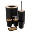 Set kupaonskog pribora - crni Ruhhy24636