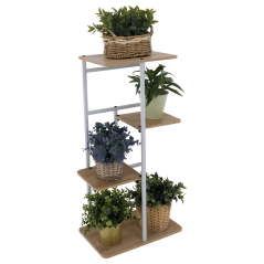 Blumenständer, Weiß/Sonoma-Eiche, LEDOR TYP 1