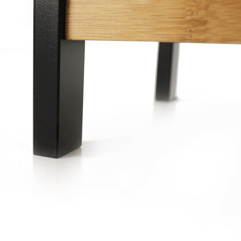 Schuhregal, natur/schwarz, KONTRE