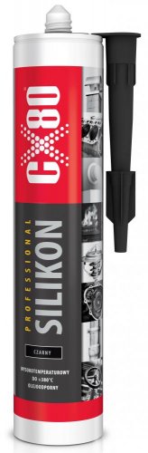 Professional silikon - vysokotepelně odolný tmel 310 ml, do 380 ° C, černý