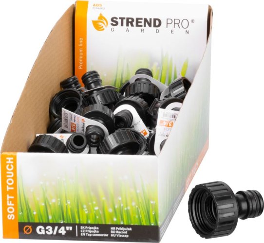Adapter Strend Pro 3/4&quot;, do węża, gwint wewnętrzny, Sellbox 40 szt