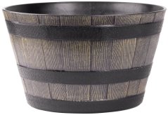 Strend Pro Woodeff žardinjera, 39x28 cm, natural, kutija, efekt drveta (akce)