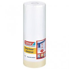 Folie universală Tesa® Pro Easy Cover®, cu bandă, 1400 mm, L-33 m, transparentă