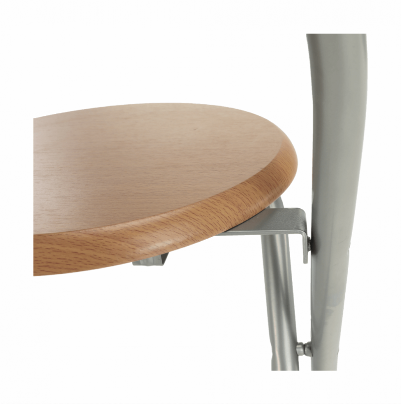 Barhocker, Buche/Aluminium, BOXER