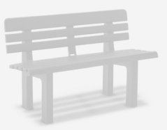 Lavica GENZIANA biela