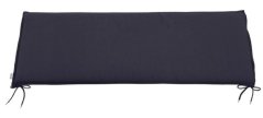 Poduška sedák na lavicu 120x45x4cm antracit LIFE DOPPLER