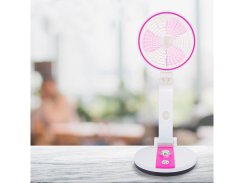 Skladací ventilátor bezdrôtová stolová lampa stojaci stolový ventilátor