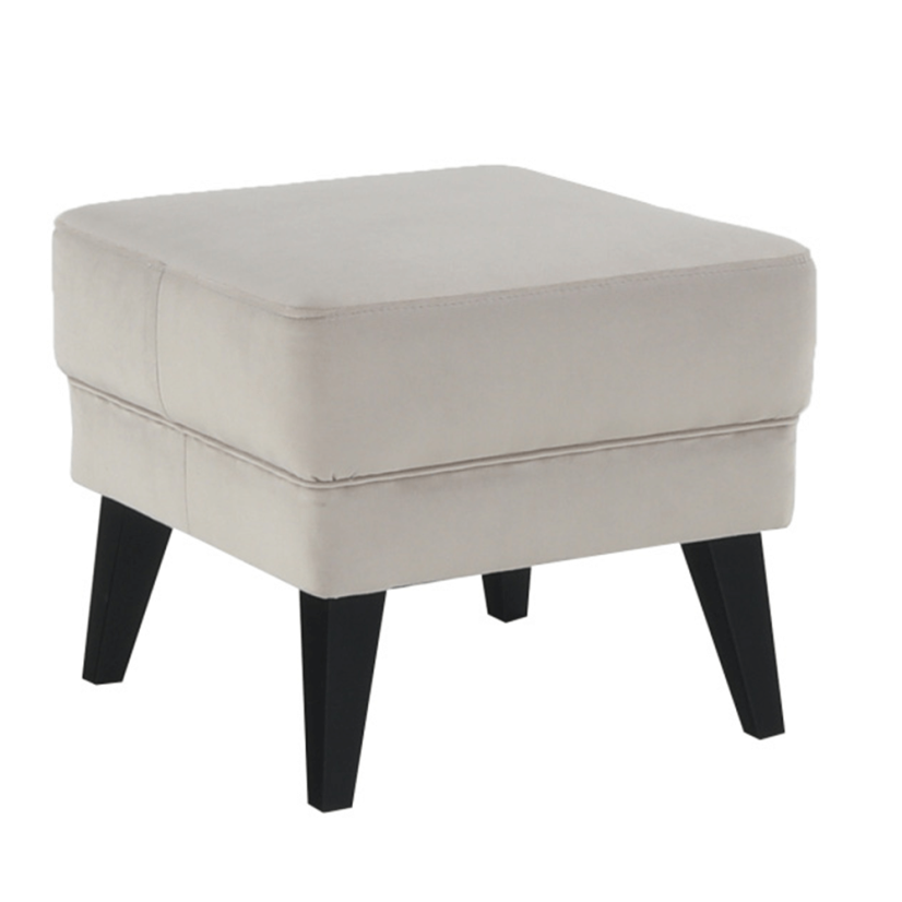 Hocker, creme/schwarz, RODEZA