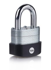 Zámok Yale Y127B/55/129/1, Maximum Security, visiaci, laminovaná oceľ, 56 mm, 3 kľúče