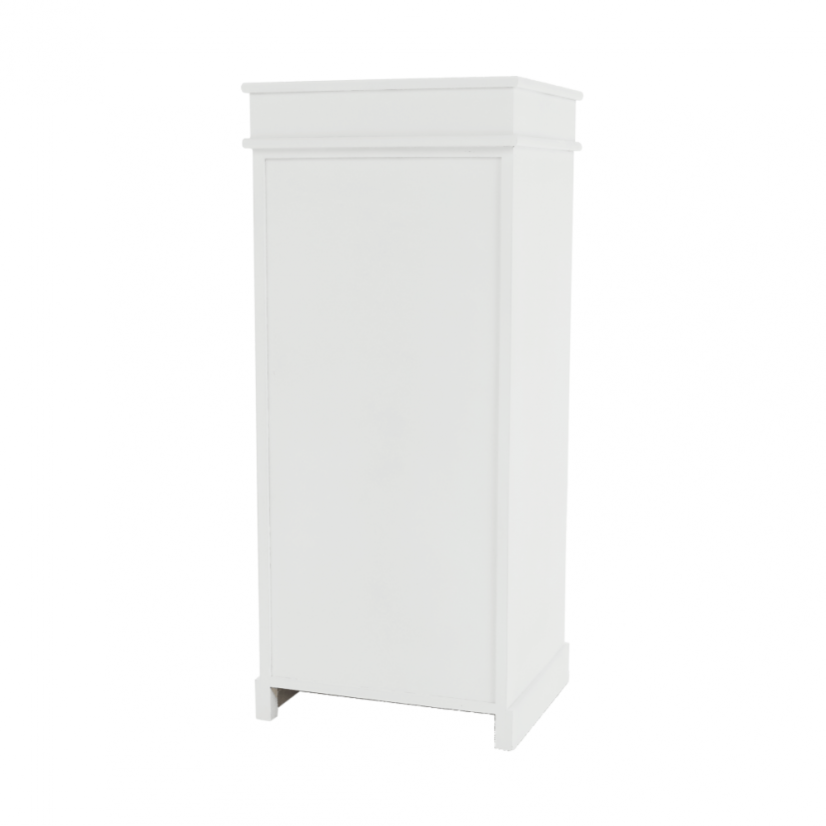 Kommode mit 4 Schubladen, weiß, BLANCO