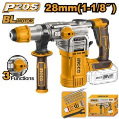 Kladivo vŕtacie 5.0J CRHLI20288 INGCO AKU 20V P20S INDUSTRIAL bez akumulátora a nab.