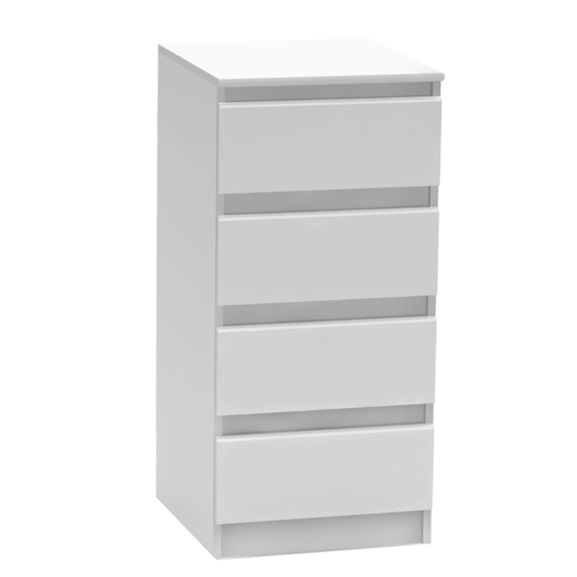 Komoda s 4 ladice, bijela, HANY NEW 009