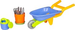 Set Sandspielzeug mit Schubkarre, 7-teilig