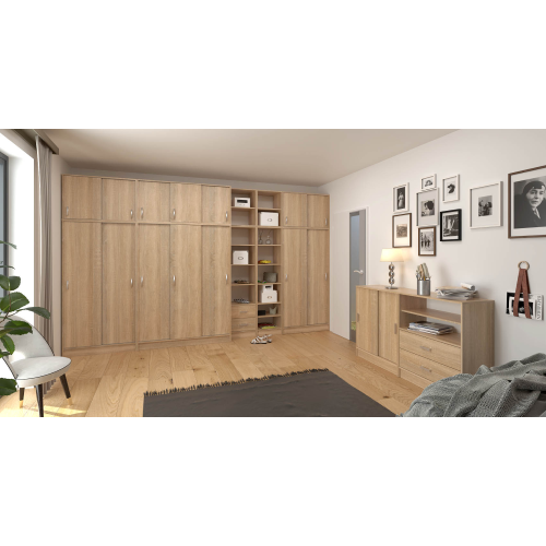 Kiegészítő tartozék a szekrényre, tölgyfa sonoma, BETTY 4 BE04-004-00