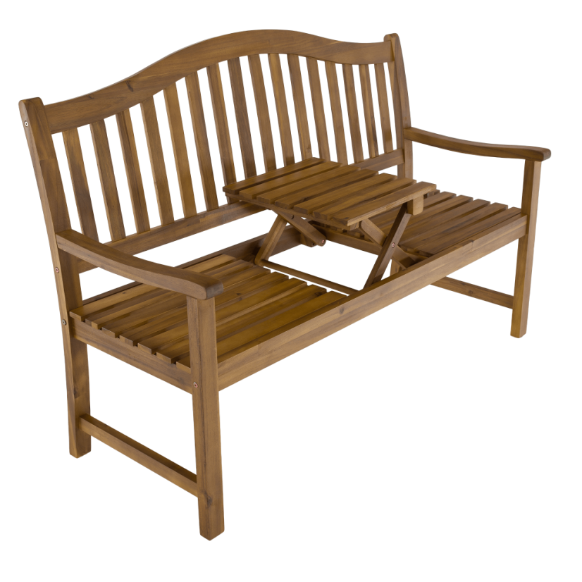 Ławka ogrodowa ze stołem, drewno akacjowe, TAIMA