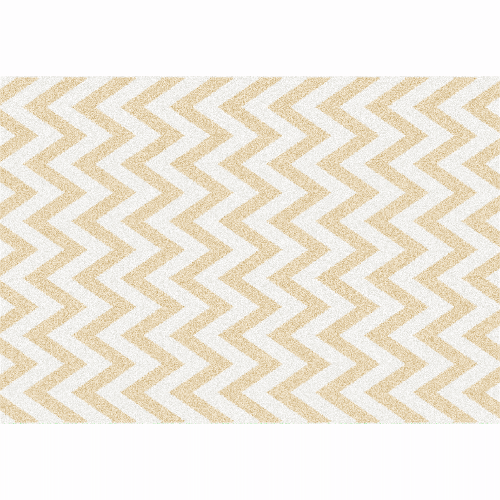 Dywan, wzór beżowo-biały, 67x120, ADISA TYP 2