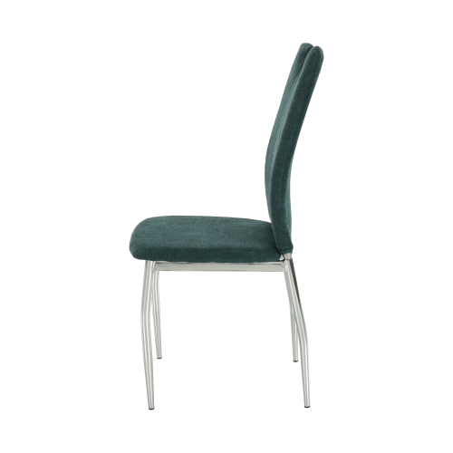 Jídelní židle, azurová látka/chrom, OLIVA NEW