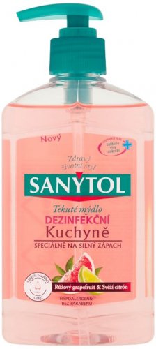 Mýdlo Sanytol, dezinfekční, tekuté, do kuchyně, 250 ml