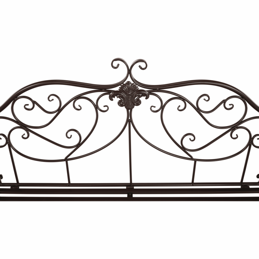 Záhradná lavička, hnedá, ETELIA