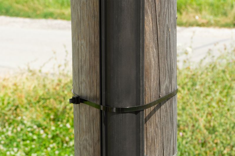 Abziehband Strend Pro CT66BL, 1200x9 mm, 50 Stück, schwarz, Nylon, Bindung