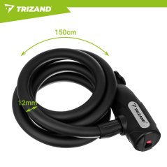 Zámok na bicykel Trizand 150 cm (akce)